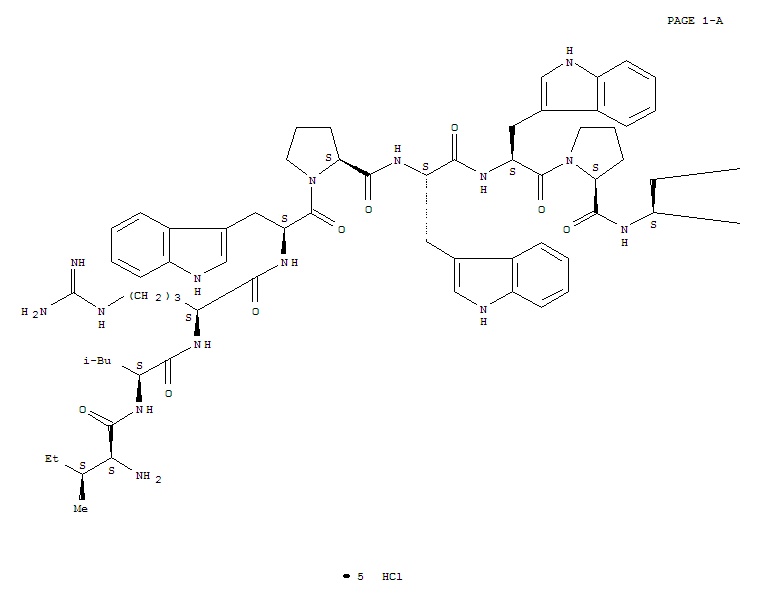 L-Isoleucyl-L-leucyl-L-arginyl-L-tryptophyl-L-prolyl-L-tryptophyl-L-tryptophyl-L-prolyl-L-tryptophyl-L-arginyl-L-arginyl-L-lysinamide hydrochloride manufacturer