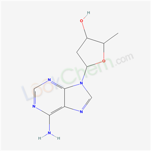 5-(6-aminopurin-9-yl)-2-methyl-oxolan-3-ol cas  13116-42-2