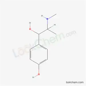 Molecular Structure of 74217-46-2 (4-(1-Hydroxy-2-methylamino-propyl)phenol)