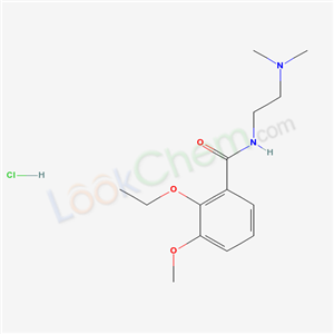 23966-72-5,N-[2-(dimethylamino)ethyl]-2-ethoxy-3-methoxybenzamide hydrochloride (1:1),