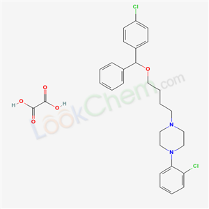 23904-90-7,1-(2-chlorophenyl)-4-{4-[(4-chlorophenyl)(phenyl)methoxy]butyl}piperazine ethanedioate (1:1),