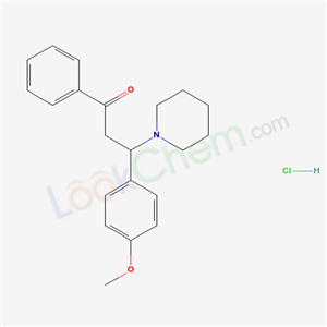 24210-96-6,3-(4-methoxyphenyl)-1-phenyl-3-(piperidin-1-yl)propan-1-one hydrochloride (1:1),