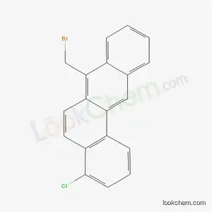 Molecular Structure of 34346-99-1 (4-Chloro-7-bromomethylbenz[a]anthracene)