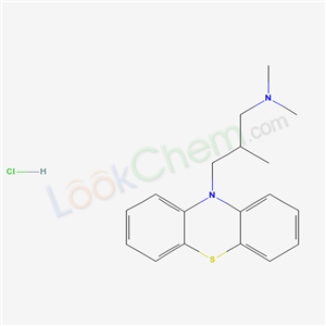 N,N,2-trimethyl-3-(10H-phenothiazin-10-yl)propan-1-amine hydrochloride (1:1)