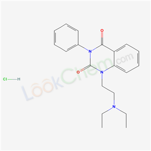 53412-84-3,1-[2-(diethylamino)ethyl]-3-phenylquinazoline-2,4(1H,3H)-dione hydrochloride (1:1),