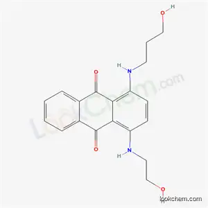 Molecular Structure of 67674-26-4 (1-[(2-hydroxyethyl)amino]-4-[(3-hydroxypropyl)amino]anthraquinone)