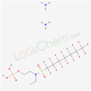 67939-98-4,diammonium 2-[ethyl[(pentadecafluoroheptyl)sulphonyl]amino]ethyl phosphate,