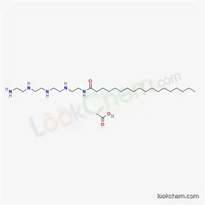 Octadecanamide, N-(2-((2-((2-((2-aminoethyl)amino)ethyl)amino)ethyl)amino)ethyl)-, monoacetate