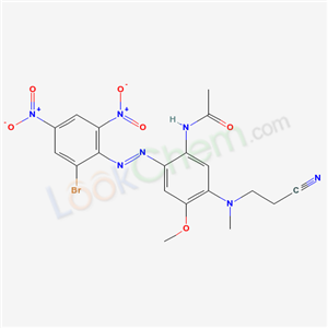 68052-46-0,N-[2-[(2-bromo-4,6-dinitrophenyl)azo]-5-[(2-cyanoethyl)methylamino]-4-methoxyphenyl]acetamide,EINECS 268-325-2;