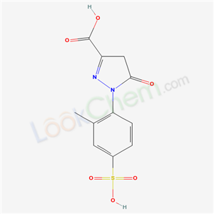 4,5-Dihydro-1-(2-methyl-4-sulphophenyl)-5-oxo-1H-pyrazole-3-carboxylic acid