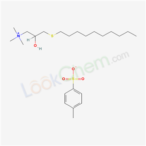 1-Propanaminium, 3-(decylthio)-2-hydroxy-N,N,N-trimethyl-, salt with 4-methylbenzenesulfonic acid (1:1)