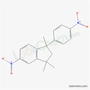 Molecular Structure of 54648-07-6 (1,3,3-trimethyl-5-nitro-1-(4-nitrophenyl)-2,3-dihydro-1H-indene)
