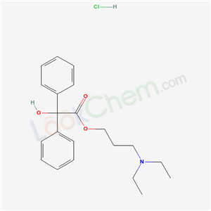 55066-59-6,3-(diethylamino)propyl hydroxy(diphenyl)acetate hydrochloride (1:1),