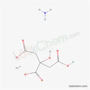 Molecular Structure of 68134-01-0 (citric acid, ammonium zinc salt)