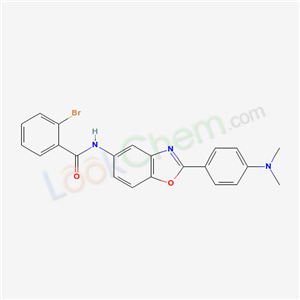 5403-38-3,2-bromo-N-{2-[4-(dimethylamino)phenyl]-1,3-benzoxazol-5-yl}benzamide,