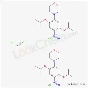 Molecular Structure of 68413-64-9 (2,5-Bis(1-methylethoxy)-4-(morpholino)benzenediazonium tetrachlorozincate (2:1))