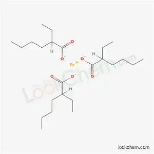 Molecular Structure of 7321-53-1 (Hexanoicacid,2-ethyl-,iron(3+)salt)