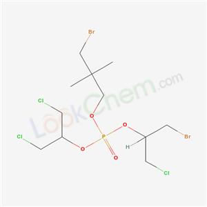 68921-85-7,Phosphoric acid 2-bromo-1-(chloromethyl)ethyl=3-bromo-2,2-dimethylpropyl=2-chloro-1-(chloromethyl)ethyl ester,1-bromo-3-chloropropan-2-yl 3-bromo-2,2-dimethylpropyl 1,3-dichloropropan-2-yl phosphate;