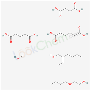butanedioic acid; 2-butoxyethanol; 2-ethylhexan-1-ol; hexanedioic acid; methanol; pentanedioic acid(68954-46-1)