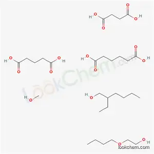 Molecular Structure of 68954-46-1 (adipic acid, 2-butoxyethanol, 2-ethylhexan-1-ol, glutaric acid, methanol, succinic acid)