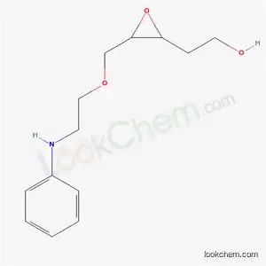 Molecular Structure of 63041-07-6 (2-[N-[2-[(2,3-Epoxypropan-1-yl)oxy]ethyl]anilino]ethanol)