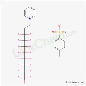 Molecular Structure of 61798-68-3 (1-(3,3,4,4,5,5,6,6,7,7,8,8,9,9,10,10,10-heptadecafluorodecyl)pyridinium toluene-p-sulphonate)