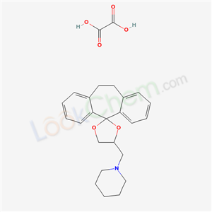 64036-57-3,Spiro(5H-dibenzo(a,d)cycloheptene-5,2-(1,3)dioxolane), 10,11-dihydro-4-piperidinomethyl-, oxalate,