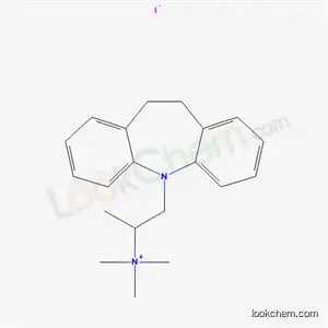 Molecular Structure of 63977-41-3 (1-(10,11-dihydro-5H-dibenzo[b,f]azepin-5-yl)-N,N,N-trimethylpropan-2-aminium iodide)