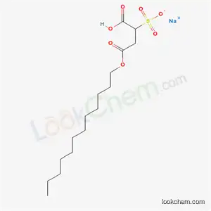 Molecular Structure of 26838-05-1 (disodium C-dodecyl sulphonatosuccinate)