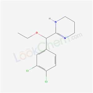 33235-96-0,2-[(3,4-dichlorophenyl)-ethoxy-methyl]-1,4,5,6-tetrahydropyrimidine,