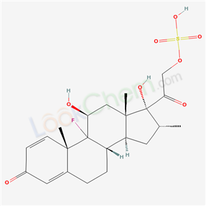 (8S,10S,11S,13S,14S,16R,17R)-9-fluoro-11,17-dihydroxy-10,13,16-trimethyl-3-oxo-17-(2-sulfooxyacetyl)-6,7,8,11,12,14,15,16-octahydrocyclopenta[a]phenanthrene