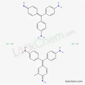 Molecular Structure of 8075-08-9 (Basic fuchsin)
