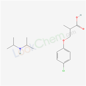 Diisopropylammonium 2-(p-chlorophenoxy)-2-methylpropionate