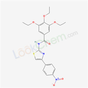 5704-34-7,3,4,5-triethoxy-N-[4-(4-nitrophenyl)-1,3-thiazol-2-yl]benzamide,