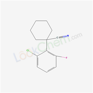 1-(2-CHLORO-6-FLUOROPHENYL)CYCLOHEXANECARBONITRILE, 97 CAS No.214262-95-0