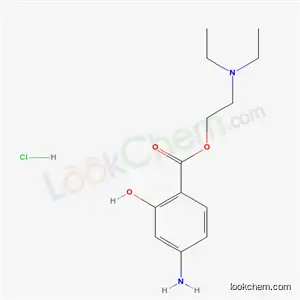 Molecular Structure of 551-36-0 (2-(diethylamino)ethyl 4-amino-2-hydroxybenzoate hydrochloride (1:1))