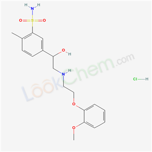 70958-86-0,(±)-5-[1-Hydroxy-2-[[2-(o-methoxyphenoxy)ethyl]amino]ethyl]-o-toluenesulfonamide monohydrochloride,