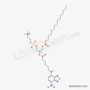 Molecular Structure of 81005-34-7 (L-A-PHOSPHATIDYLCHOLINE, B-(NBD-*AMINOHE XANOYL)-GAM)
