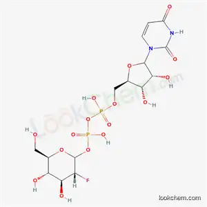 Molecular Structure of 67341-43-9 (uridine-2-deoxy-2-fluoro-D-glucose diphosphate ester)