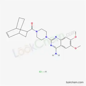 Molecular Structure of 99899-45-3 ([4-(4-amino-6,7-dimethoxyquinazolin-2-yl)piperazin-1-yl](bicyclo[2.2.2]oct-5-en-2-yl)methanone hydrochloride (1:1))