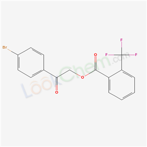 6228-06-4,2-(4-bromophenyl)-2-oxoethyl 2-(trifluoromethyl)benzoate,