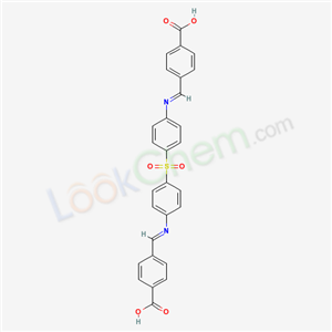 5484-80-0,4-[[4-[4-[(4-carboxyphenyl)methylideneamino]phenyl]sulfonylphenyl]iminomethyl]benzoic acid,