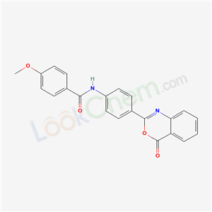 5744-43-4,4-methoxy-N-[4-(7-oxo-8-oxa-10-azabicyclo[4.4.0]deca-1,3,5,9-tetraen-9-yl)phenyl]benzamide,