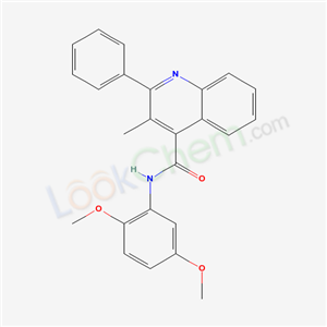 6098-07-3,N-(2,5-dimethoxyphenyl)-3-methyl-2-phenylquinoline-4-carboxamide,