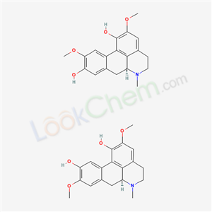 4H-Dibenzo(de,g)quinoline-1,9-diol, 5,6,6a,7-tetrahydro-2,10-dimethoxy-6-methyl-, (S)-, mixt. with (S)-5,6,6a,7-tetrahydro-2,9-dimethoxy-6-methyl-4H-dibenzo(de,g)quinoline-1,10-diol