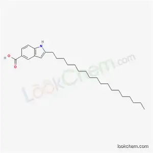 Molecular Structure of 81364-78-5 (2-n-octadecylindole-5-carboxylic acid)