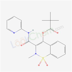 4-Hydroxy-2-methyl-2H-1,2-benzothiazine-3-[N-(2-pyridyl)carboxamide] 1,1-dioxide pivalic ester