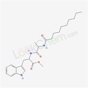L-Tryptophan, N-(N-(1-oxodecyl)-L-alanyl)-, methyl ester