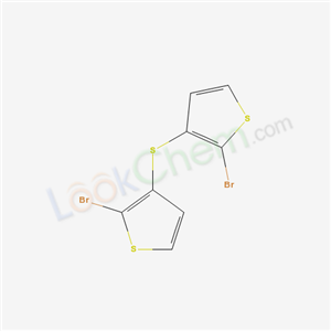 65827-99-8,2-bromo-3-(2-bromothiophen-3-yl)sulfanyl-thiophene,