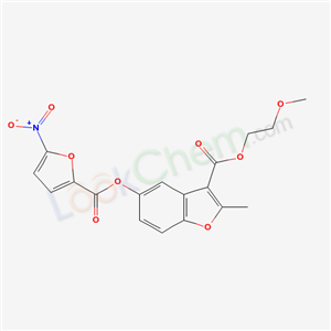6241-25-4,2-methoxyethyl 2-methyl-5-{[(5-nitrofuran-2-yl)carbonyl]oxy}-1-benzofuran-3-carboxylate,
